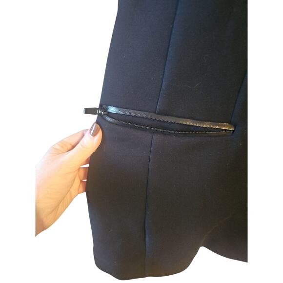 Lane Bryant Journey Knit Blazer With Zipper Pocket black sz 24 $130 - Picture 5 of 7